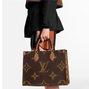 BRAND NEW! LOUIS VUITTON LV REVERSE MONOGRAM M45321 OnTheGo MM TOTE BAG